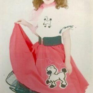 Child's 50's Poodle Outfit - Size Small 6-8